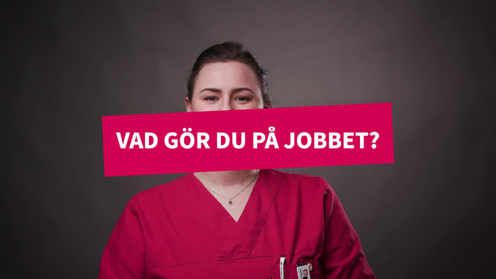 En person som jobbar som undersköterska