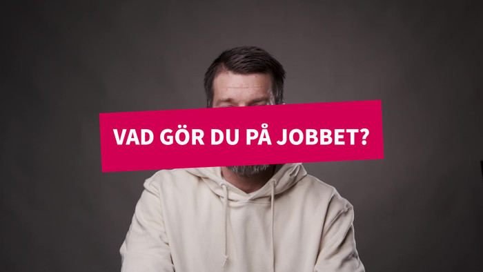 En person som jobbar som stödassistent